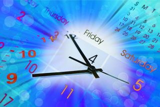 Clock and calendar