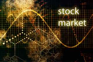 Stock Market Declining Wave Graph 